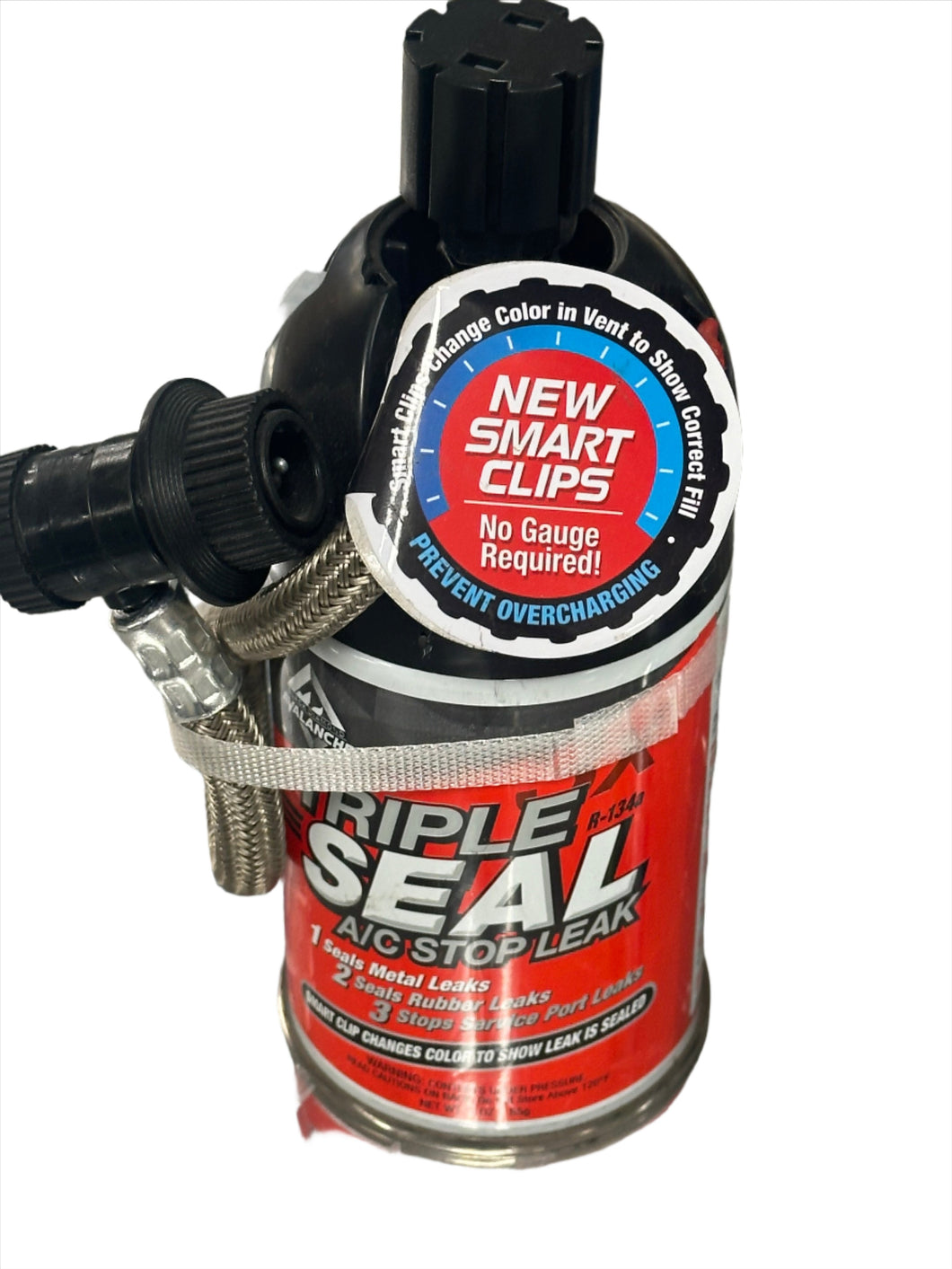 R134a, 3 oz. Triple Seal A/C Stop Leak Seals Metal, Rubber & Service Port Leaks No Gauge Required