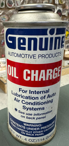 R12 Refrigerant 12, R-12 Oil Charge, Genuine Automotive Products 4 oz.