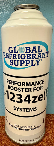 R1234yf, R1234ze(E) Refrigerant Automotive AC Performance System Booster, 4 oz.