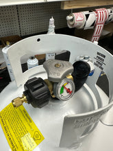 R600a, Isobutane, 10 Lb. Can, Factory Sealed, Cylinder, On/Off Valve 1/4"MF