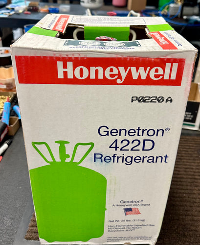 R422d Refrigerant, 25 lbs, Sealed, R22 Replacement, Refrigeration Applications
