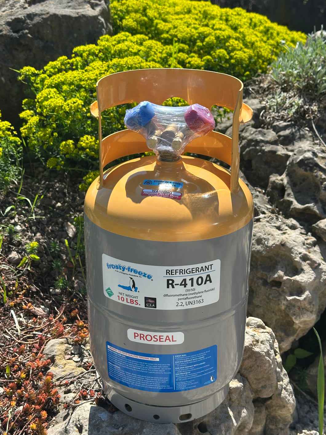 R410a, Refrigerant, 10 lb. Can, With ProSealXL4 System Sealer LEAK STOP!