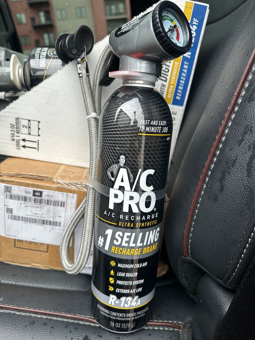 A/C Pro ACP-100 Ultra Synthetic R-134a Car AC Refrigerant Kit, 18 oz