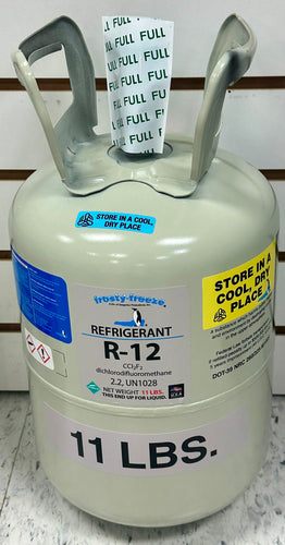 R12 Refrigerant 11 Lbs. Virgin Factory Sealed Fast Same Day Shipping