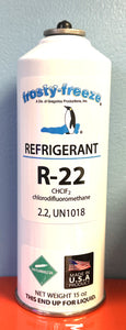 R22 Refrigerant , 15 oz. Can, Air Conditioning, Refrigeration, K28 Top Threads