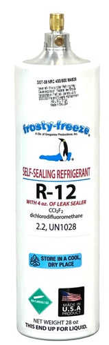 R12, Refrigerant, (FREON 12), 28 oz. with STOP-Leak, System Sealer, Dichlorodifluoromethane
