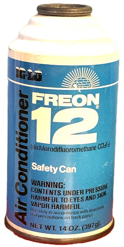 R12 Freon, 14 oz. Can, IG-LO Auto Air Conditioner Refrigerant