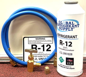 R12 Refrigerant, 8 oz. Can with K28 Can Taper & Hose