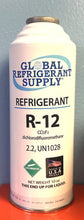 R12 Refrigerant, Dichlorodifluoromethane, 10 oz. Can