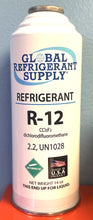 R12 Refrigerant, Dichlorodifluoromethane, 14 oz. Can