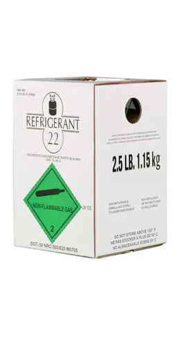 R22,  Refrigerant 22, 2.5 Lb. Factory Sealed & Fresh Same Day Fast Shipping