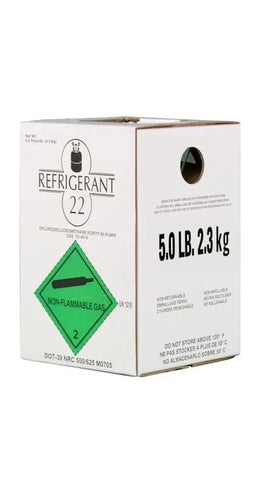 R22, Refrigerant, 5 Lb. Factory Sealed & Fresh Same Day Fast Shipping