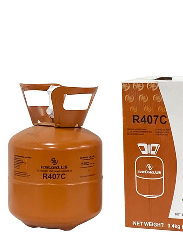 Refrigerant R407c, 5 lbs, Factory Fresh & Sealed