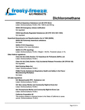 R30 Refrigerant SDS Sheet