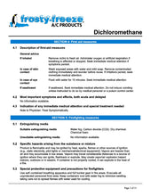 R30 Refrigerant SDS Sheet
