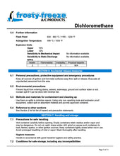 R30 Refrigerant SDS Sheet