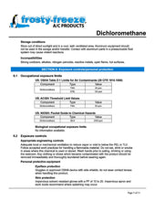 R30 Refrigerant SDS Sheet