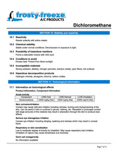 R30 Refrigerant SDS Sheet