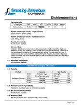 R30 Refrigerant SDS Sheet