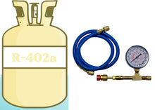 R402a, (HP80), 3 Lbs., Refrigerant Professional Check & Charge-It Kit