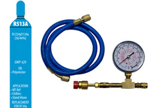 R513a, (Opeton XP10), 3 Lbs., Refrigerant, Professional Check & Charge-It Kit
