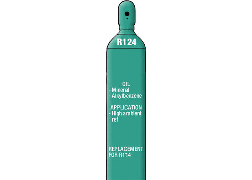 R124, 8 oz. Refrigerant, In-Stock, Fast Same Day UPS Shipping