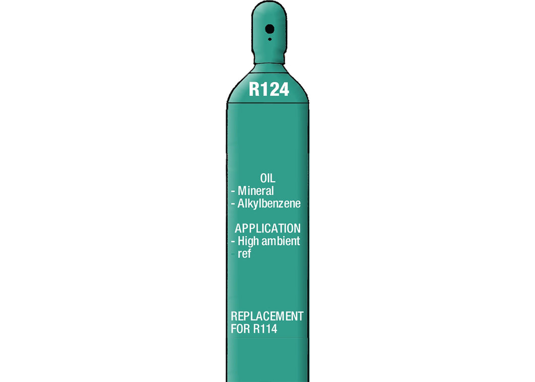 R124, 14 oz. Refrigerant, In-Stock, Fast Same Day UPS Shipping