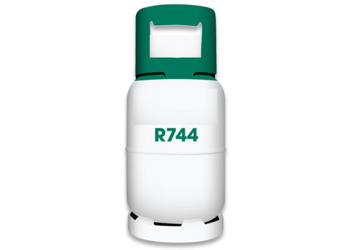 R744 Refrigerant, Carbon Dioxide, CO2, 5 Liquid Lb, Refillable Alum. Regulator