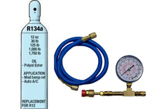 R134a for Commercial Refrigeration, 5 Lbs., Factory Sealed, Check & Charge-It Kit