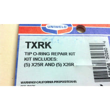 UNIWELD, WELDING BRAZING TIP O-RING REPAIR KIT, PART# TXRK