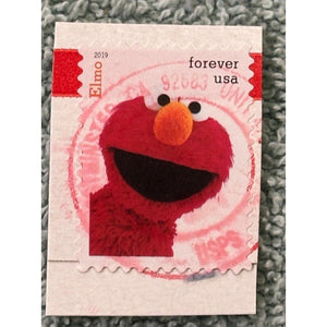 USA Stamp, Elmo, The Baby Monster, 1972, Sesame Street, Forever USA 2019