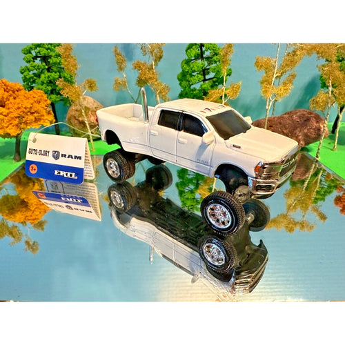 1/64 ERTL TOMY Custom Dodge Ram 3500 Crew Cab, G5 Lift Kit For 1:64 Exhaust Pipe