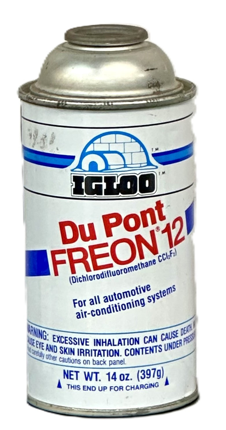 R12 Refrigerant, 14 oz. Can, DuPont IGLOO Auto Air Conditioner Refrigerant