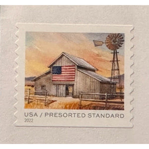 USA Forever Farm Barn Windmill, Picked Fence Used, Our# 536-12425