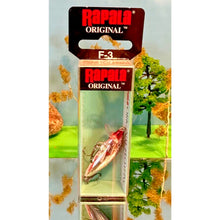 Rapala "Original Finnish Minnow" F-3 Floating Made of Balsa F03V, 1/16 oz.