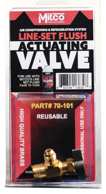 R11, Top-Mount, Screw-On Can Taper Valve, Part# 70-101, Flush Line Set Actuator Valve