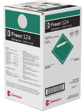 R114 EPA Approved Refrigerant Replacement *R124, 30 Lbs.