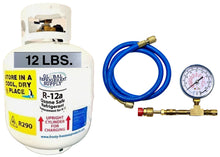 R12a Refrigerant 12 Lbs. Ozone Safe Pro Check & Charge-It Kit