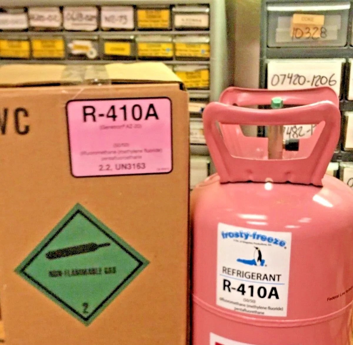 R410a Refrigerant 10 lb. Factory Sealed Cylinder, Fast UPS Shipping ...