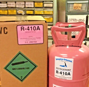 R410a Refrigerant 2.5 lb. Factory Sealed Cylinder
