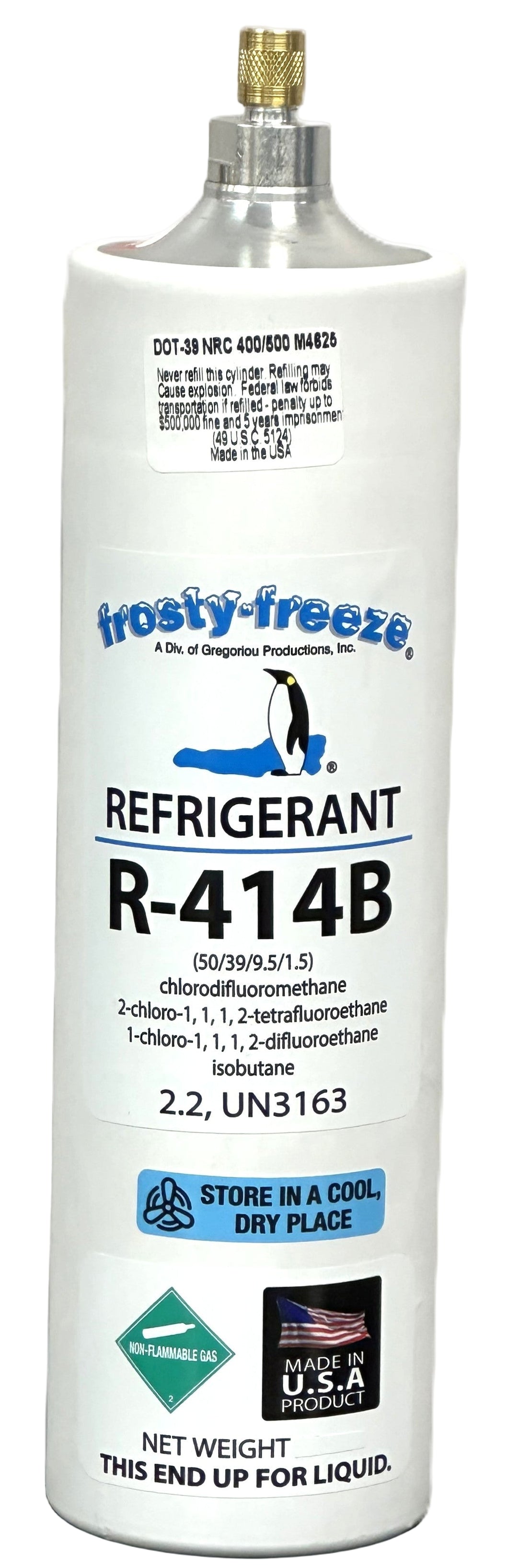 R414b, Refrigerant, 14 oz., (Hot Shot) Fast Same Day UPS Shipping & In-Stock!