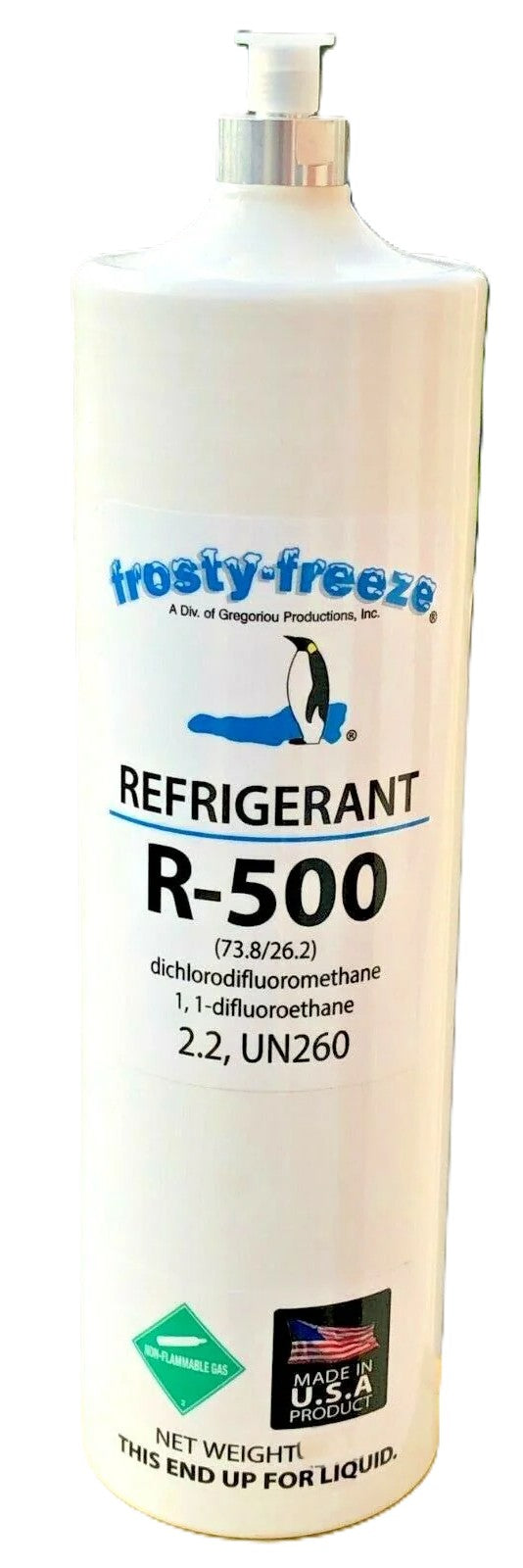 R500, 14 oz., Refrigerant, Virgin Gas, In Stock, Same day FAST UPS Shipping
