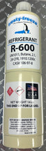 R600a, R-600, Isobutane, Large 14 oz Can, CGA600 Top, Refrigerant Grade, Can Tap