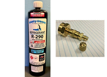 R–290, R290, "LARGE" 14.1 oz. Cylinder, Modern Industrial Refrigerant CGA600