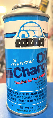 R12 Refrigerant Oil Charge, IGLOO Air Conditioner FREON 12, 4 oz. Can