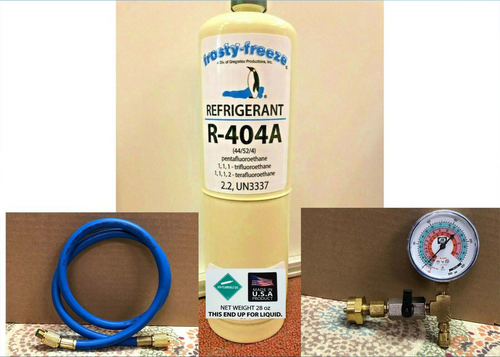 R404a, 404a, R-404, Recharge Kit, 28 oz, w/Check & Charge-It Gauge & Hose