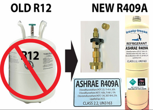 R409a, "NOT A HFC", 15 oz., ASHRAE, EPA & SNAP Approved Drop-in Replacement 409a