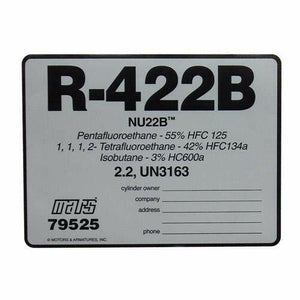 R22 Replacement, R422B, #1 Drop-In Alternate, Ok If Inadvertently Mixed, Kit B