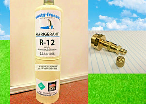 R12, ProSeal & UV Leak Detection Dye & Refrigerant, 20 oz Can & CGA600 Can Taper