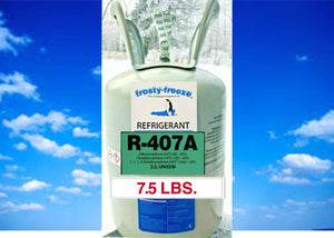 R407A, R22 Refrigeration Replacement, 7.5 Lb. Can, Low or Medium Temp Use